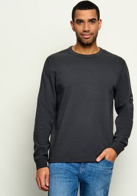 Sweter męski casual Calvin Klein Jeans ze sklepu: Gomez Fashion Store w kategorii: Swetry męskie - zdjęcie 874714-BD9-10338_CJ265M000027Z07