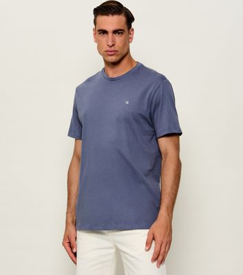 T-shirt męski casual Calvin Klein Jeans ze sklepu: Gomez Fashion Store w kategorii: T-shirty męskie - zdjęcie 874714-BD9-10338_CJ265M000028W54