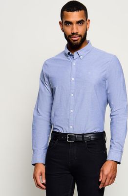 Koszula męska z kołnierzykiem button down Calvin Klein Jeans ze sklepu: Gomez Fashion Store w kategorii: Koszule męskie - zdjęcie 874714-BD9-10338_CJ265M000031Z11