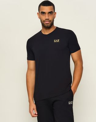 T-shirt męski casualowy EA7 ze sklepu: Gomez Fashion Store w kategorii: T-shirty męskie - zdjęcie 874714-BD9-10338_E7265M000084D69