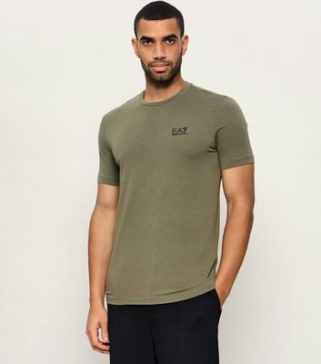 T-shirt męski casual EA7 ze sklepu: Gomez Fashion Store w kategorii: T-shirty męskie - zdjęcie 874714-BD9-10338_E7265M000085H25