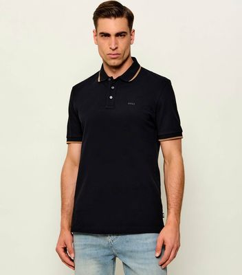 T-shirt męski na wiosnę BOSS BLACK ze sklepu: Gomez Fashion Store w kategorii: T-shirty męskie - zdjęcie 874714-BD9-10338_BB245M000177C13