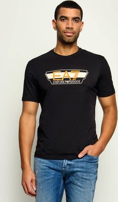 EA7 - T-shirt męski młodzieżowy ze sklepu: Gomez Fashion Store w kategorii: T-shirty męskie - zdjęcie 874714-BD9-10338_E7265M000128C51