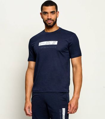 T-shirt męski na wiosnę EA7 ze sklepu: Gomez Fashion Store w kategorii: T-shirty męskie - zdjęcie 874714-BD9-10338_E7265M000139F53