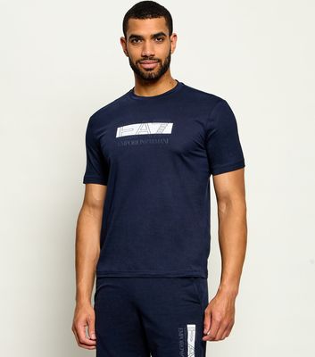 T-shirt męski na wiosnę EA7 ze sklepu: Gomez Fashion Store w kategorii: T-shirty męskie - zdjęcie 874714-BD9-10338_E7265M000139F53