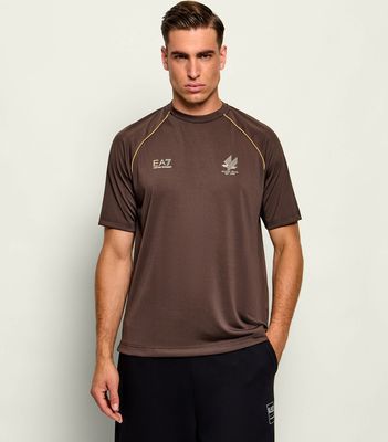 T-shirt męski na wiosnę EA7 ze sklepu: Gomez Fashion Store w kategorii: T-shirty męskie - zdjęcie 874714-BD9-10338_E7265M000161H26