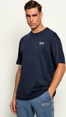 EA7 - T-shirt męski casual ze sklepu: Gomez Fashion Store w kategorii: T-shirty męskie - zdjęcie 874714-BD9-10338_E7265M000172C52