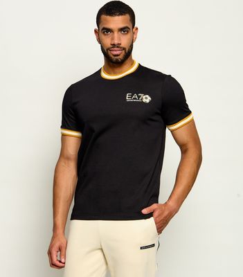 T-shirt męski casual EA7 ze sklepu: Gomez Fashion Store w kategorii: T-shirty męskie - zdjęcie 874714-BD9-10338_E7265M000193C51