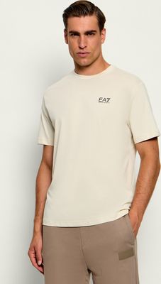T-shirt męski casual EA7 ze sklepu: Gomez Fashion Store w kategorii: T-shirty męskie - zdjęcie 874714-BD9-10338_E7265M000220D65