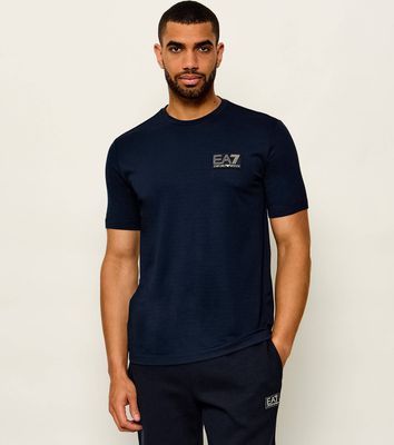 EA7 - T-shirt męski casual ze sklepu: Gomez Fashion Store w kategorii: T-shirty męskie - zdjęcie 874714-BD9-10338_E7265M000245C52