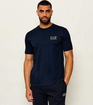 EA7 - T-shirt męski casual ze sklepu: Gomez Fashion Store w kategorii: T-shirty męskie - zdjęcie 874714-BD9-10338_E7265M000245C52