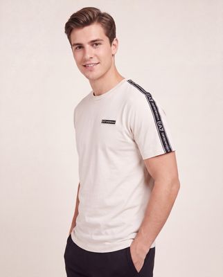 T-shirt męski EA7 ze sklepu: Gomez Fashion Store w kategorii: T-shirty męskie - zdjęcie 874714-BD9-10338_E7265M000186D65