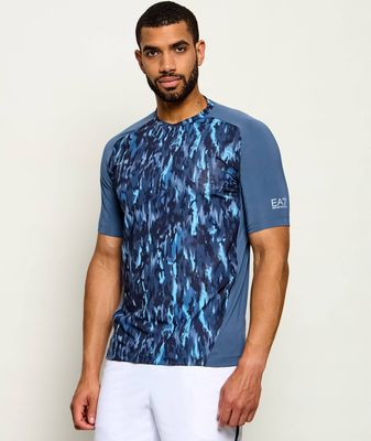 T-shirt męski EA7 ze sklepu: Gomez Fashion Store w kategorii: T-shirty męskie - zdjęcie 874714-BD9-10338_E7265M000191H56