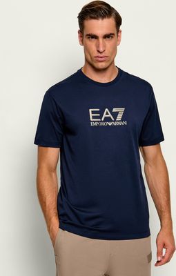 T-shirt męski na wiosnę EA7 ze sklepu: Gomez Fashion Store w kategorii: T-shirty męskie - zdjęcie 874714-BD9-10338_E7265M000203C52