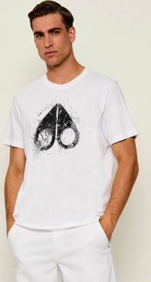 T-shirt męski na wiosnę Moose Knuckles ze sklepu: Gomez Fashion Store w kategorii: T-shirty męskie - zdjęcie 874714-BD9-10338_MN264M000010942