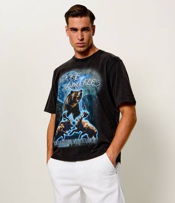 T-shirt męski na wiosnę Moose Knuckles ze sklepu: Gomez Fashion Store w kategorii: T-shirty męskie - zdjęcie 874714-BD9-10338_MN264M000012392