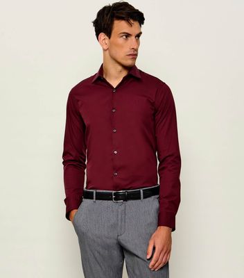 Koszula męska z klasycznym kołnierzykiem Calvin Klein ze sklepu: Gomez Fashion Store w kategorii: Koszule męskie - zdjęcie 874714-BD9-10338_CK265M000011Z12