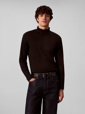 Sweter męski zimowy casual Calvin Klein ze sklepu: Gomez Fashion Store w kategorii: Swetry męskie - zdjęcie 874714-BD9-10338_CK265M000055544