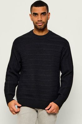 Sweter męski casual Calvin Klein ze sklepu: Gomez Fashion Store w kategorii: Swetry męskie - zdjęcie 874714-BD9-10338_CK265M000063544