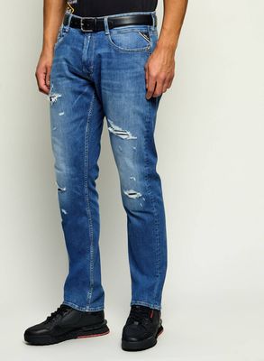 Jeansy męskie w stylu młodzieżowym Replay ze sklepu: Gomez Fashion Store w kategorii: Jeansy męskie - zdjęcie 874714-BD9-10338_RY265M000007A94