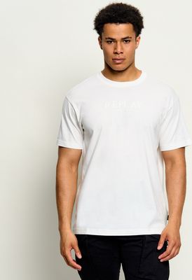 Replay - T-shirt męski casualowy ze sklepu: Gomez Fashion Store w kategorii: T-shirty męskie - zdjęcie 874714-BD9-10338_RY265M000011A97