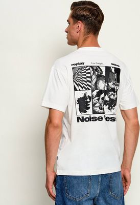 T-shirt męski na wiosnę młodzieżowy Replay ze sklepu: Gomez Fashion Store w kategorii: T-shirty męskie - zdjęcie 874714-BD9-10338_RY265M000015A97