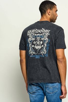 T-shirt męski na wiosnę Replay ze sklepu: Gomez Fashion Store w kategorii: T-shirty męskie - zdjęcie 874714-BD9-10338_RY265M000016B01