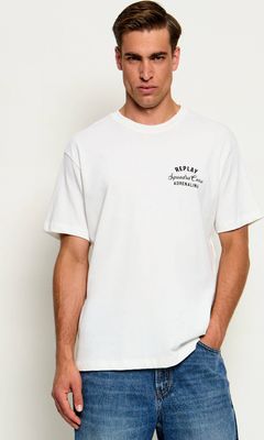 Replay - T-shirt męski wiosenny ze sklepu: Gomez Fashion Store w kategorii: T-shirty męskie - zdjęcie 874714-BD9-10338_RY265M000024A98