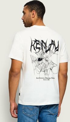 T-shirt męski na wiosnę w stylu młodzieżowym Replay ze sklepu: Gomez Fashion Store w kategorii: T-shirty męskie - zdjęcie 874714-BD9-10338_RY265M000042A97