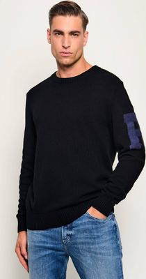 czarny Sweter męski Replay ze sklepu: Gomez Fashion Store w kategorii: Swetry męskie