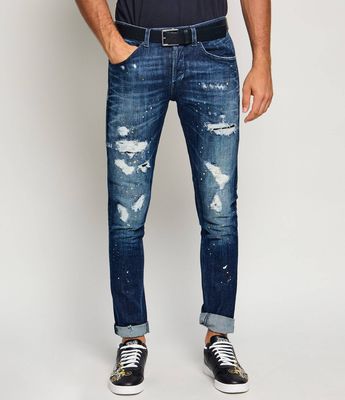 Jeansy męskie na wiosnę DONDUP - made in Italy ze sklepu: Gomez Fashion Store w kategorii: Jeansy męskie - zdjęcie 874714-BD9-10338_DN265M000003800