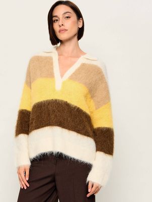 Pinko - Sweter damski zimowy ze sklepu: Gomez Fashion Store w kategorii: Swetry damskie - zdjęcie 874714-BD9-10338_PI265W000074F75
