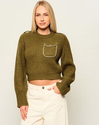 Sweter damski na zimę Pinko ze sklepu: Gomez Fashion Store w kategorii: Swetry damskie - zdjęcie 874714-BD9-10338_PI265W000076163