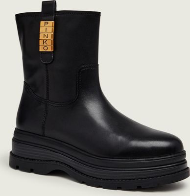 Botki jesienne Pinko ze sklepu: Gomez Fashion Store w kategorii: Botki - zdjęcie 874714-BD9-10338_PI265W000122099