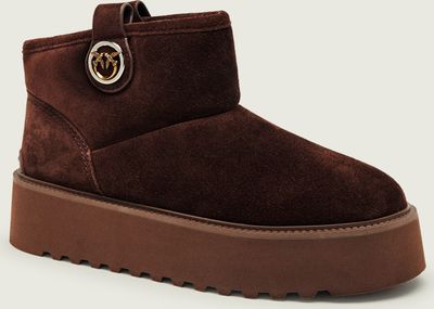 Śniegowce damskie na zimę Pinko ze sklepu: Gomez Fashion Store w kategorii: Śniegowce damskie - zdjęcie 874714-BD9-10338_PI265W000128394