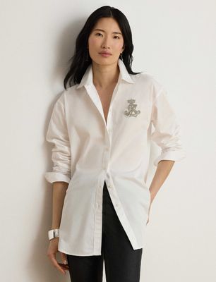 Koszula damska LAUREN RALPH LAUREN ze sklepu: Gomez Fashion Store w kategorii: Koszule damskie - zdjęcie 874714-BD9-10338_RL265W000007B62