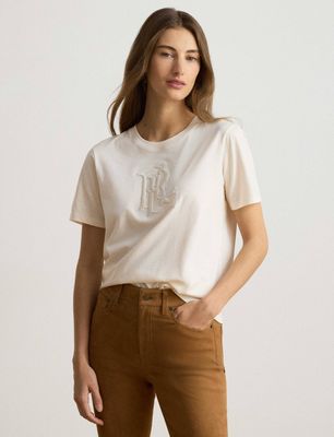 Bluzka damska w stylu młodzieżowym LAUREN RALPH LAUREN ze sklepu: Gomez Fashion Store w kategorii: Bluzki damskie - zdjęcie 874714-BD9-10338_RL265W00000925Q