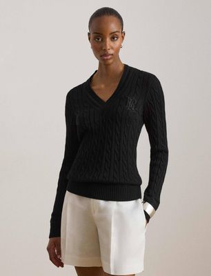 LAUREN RALPH LAUREN - Sweter damski casualowy ze sklepu: Gomez Fashion Store w kategorii: Swetry damskie - zdjęcie 874714-BD9-10338_RL265W000002E39