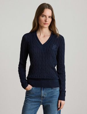 LAUREN RALPH LAUREN - Sweter damski casual ze sklepu: Gomez Fashion Store w kategorii: Swetry damskie - zdjęcie 874714-BD9-10338_RL265W000002AL6
