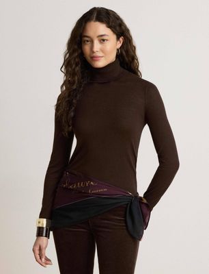 Sweter damski z golfem LAUREN RALPH LAUREN ze sklepu: Gomez Fashion Store w kategorii: Swetry damskie