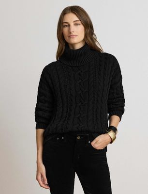 Sweter damski casual LAUREN RALPH LAUREN ze sklepu: Gomez Fashion Store w kategorii: Swetry damskie - zdjęcie 874714-BD9-10338_RL265W000018B90