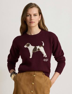 LAUREN RALPH LAUREN - Sweter damski na zimę ze sklepu: Gomez Fashion Store w kategorii: Swetry damskie - zdjęcie 874714-BD9-10338_RL265W000031TG1