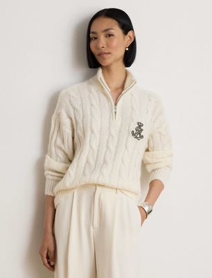 LAUREN RALPH LAUREN - Sweter damski casual ze sklepu: Gomez Fashion Store w kategorii: Swetry damskie - zdjęcie 874714-BD9-10338_RL265W000033HW9