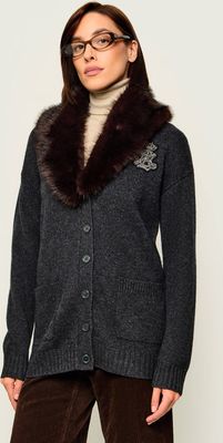 Sweter damski zimowy LAUREN RALPH LAUREN ze sklepu: Gomez Fashion Store w kategorii: Swetry damskie - zdjęcie 874714-BD9-10338_RL265W000034S35
