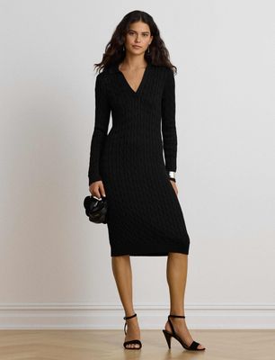 Sukienka dopasowana LAUREN RALPH LAUREN ze sklepu: Gomez Fashion Store w kategorii: Sukienki - zdjęcie 874714-BD9-10338_RL265W000036001