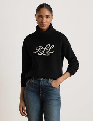LAUREN RALPH LAUREN - Sweter damski na zimę ze sklepu: Gomez Fashion Store w kategorii: Swetry damskie - zdjęcie 874714-BD9-10338_RL265W000038E40