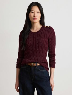 Sweter damski LAUREN RALPH LAUREN ze sklepu: Gomez Fashion Store w kategorii: Swetry damskie - zdjęcie 874714-BD9-10338_RL265W000042TG6