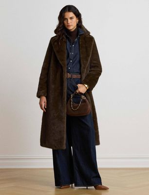 Płaszcz damski na jesień LAUREN RALPH LAUREN ze sklepu: Gomez Fashion Store w kategorii: Płaszcze damskie - zdjęcie 874714-BD9-10338_RL265W000056PD5