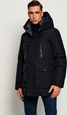 Kurtka męska casual Woolrich ze sklepu: Gomez Fashion Store w kategorii: Kurtki męskie - zdjęcie 874714-BD9-10338_WO265M000015001