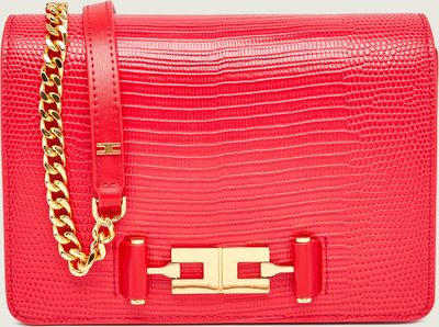 Elisabetta Franchi - Listonoszka elegancka ze sklepu: Gomez Fashion Store w kategorii: Listonoszki - zdjęcie 874714-BD9-10338_EF264W000006183
